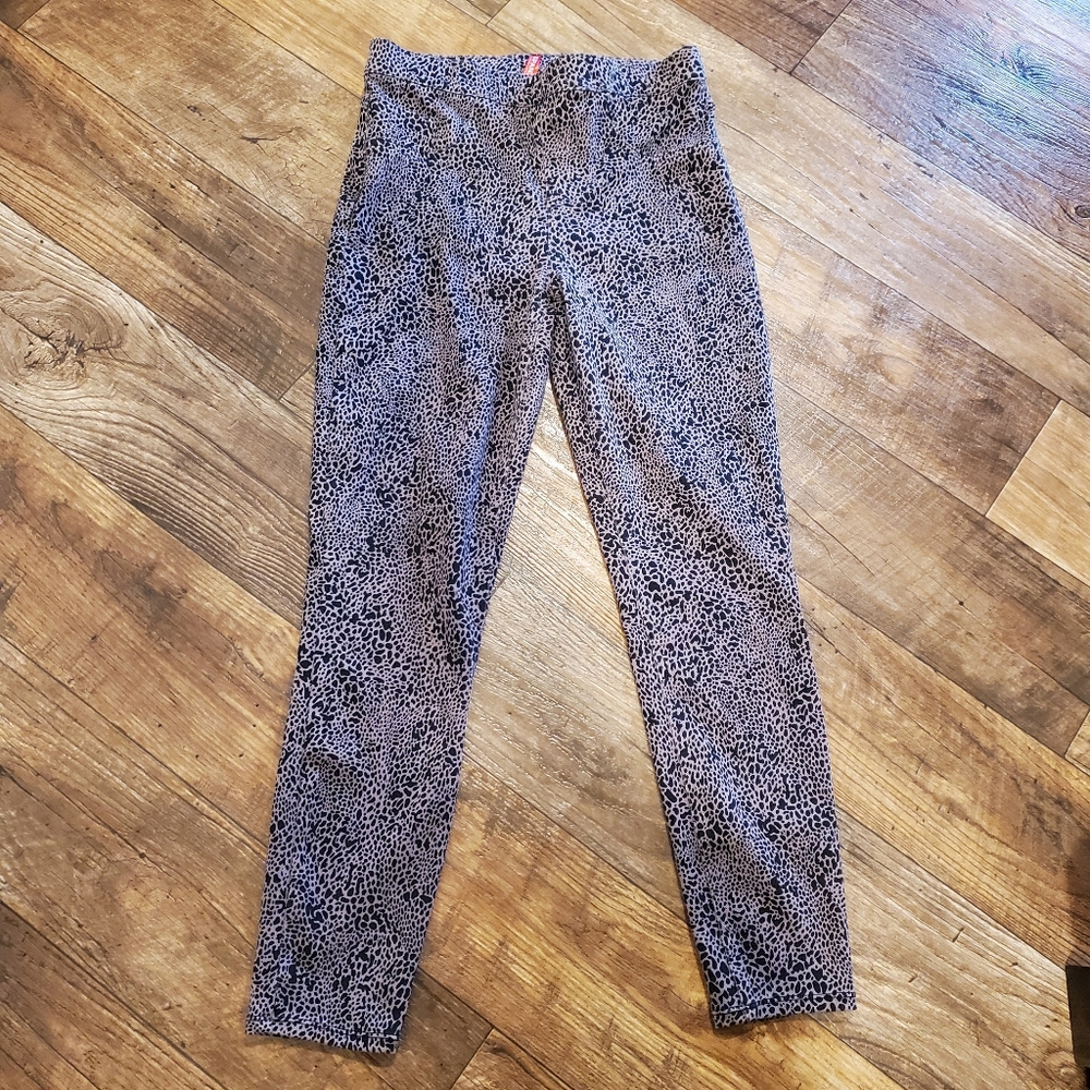 SPANX leopard jeggings pants size medium